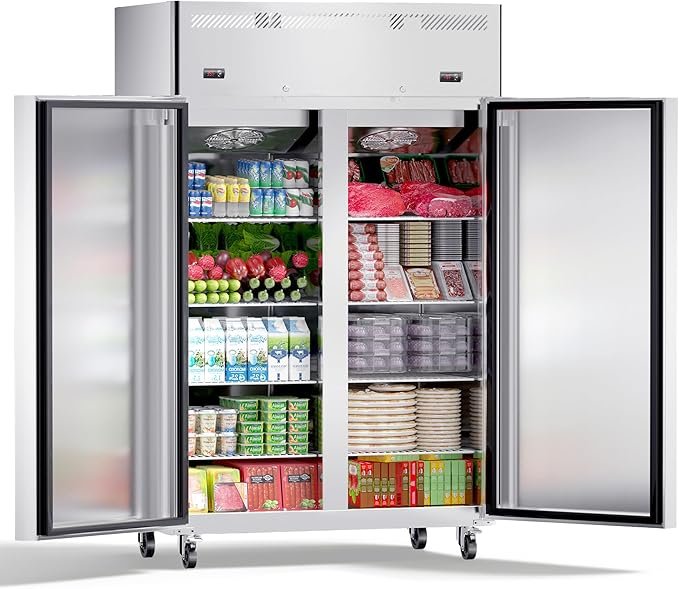 Commercial Refrigerator and Freezer Dual Zone