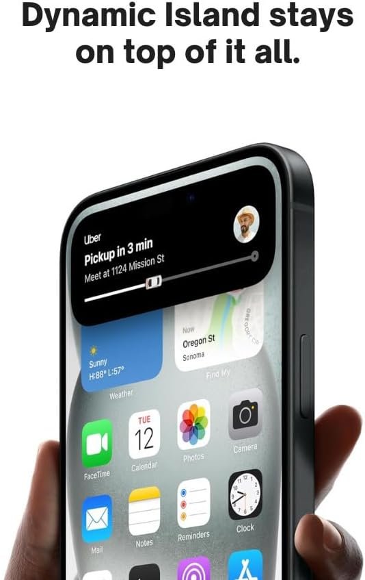 iPhone 15 Black Renewed Premium Model