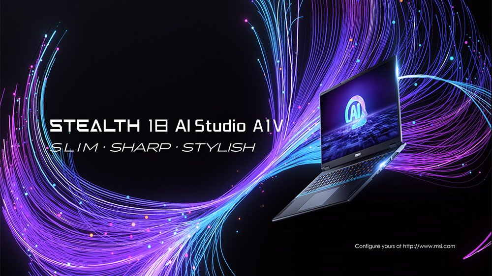 MSI Stealth 18 AI Studio Laptop