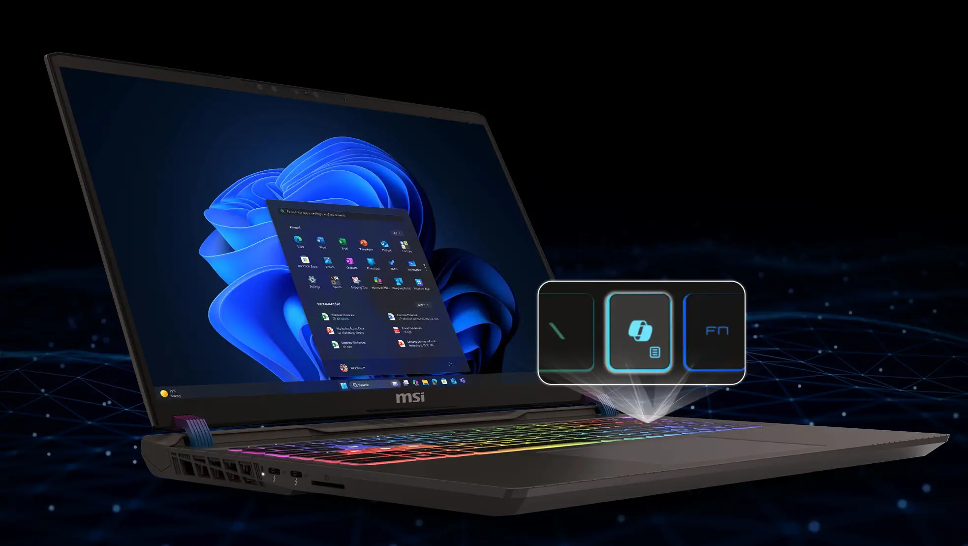 MSI Vector Cooling Vents