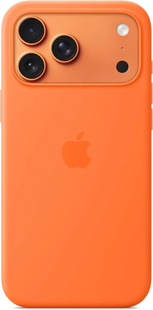 Orange Silicone Case for iPhone 17 Pro Max