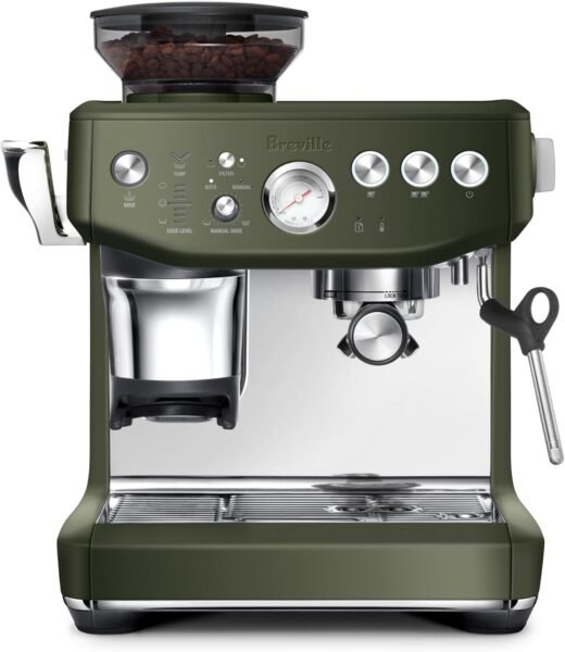 Breville Barista Express Impress Espresso Machine BES876BSS, Brushed Stainless Steel