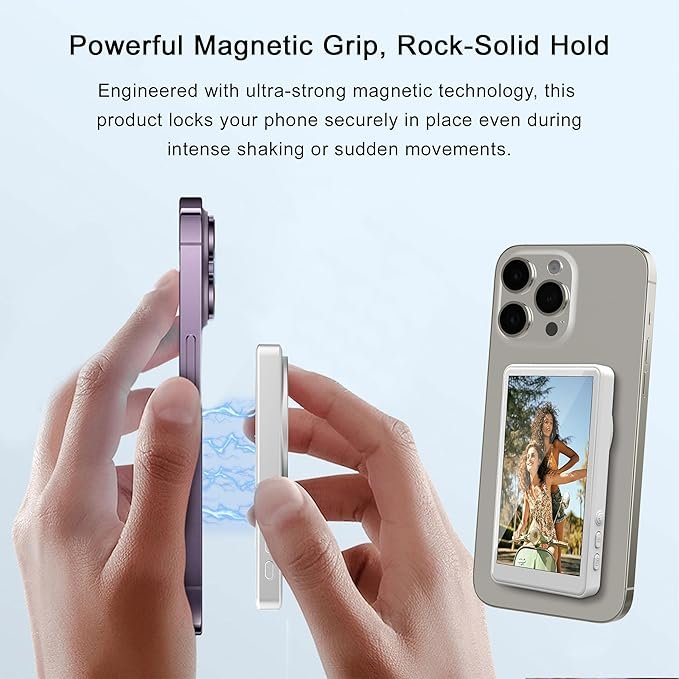 Magnetic Selfie Monitor Setup