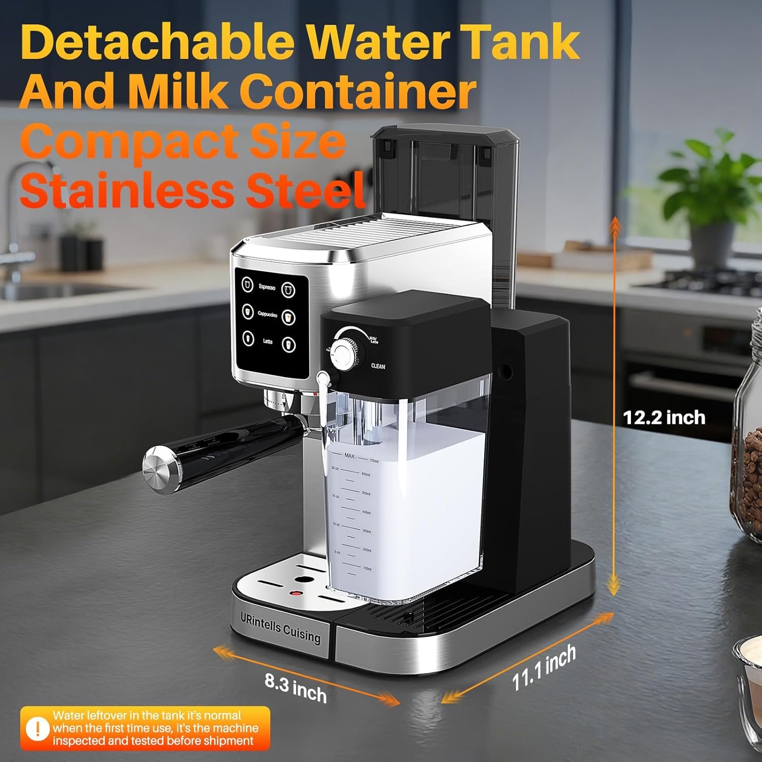 20-Bar Dual Heating Espresso Machine